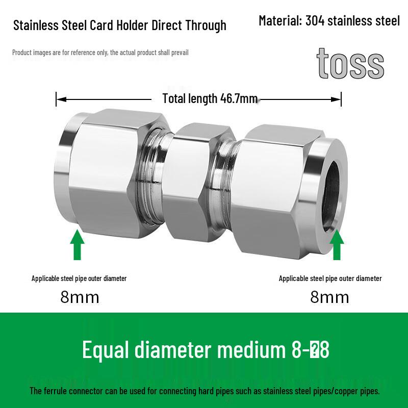 TengZhi 304 Stainless Steel Compression Tube Fittings