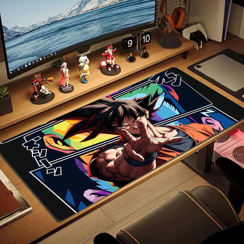 Dragon Ball Print Cushion Non-slip Laptop Tablet Big Mousepad XXL Mat Mini PC Playmat With Lock edge