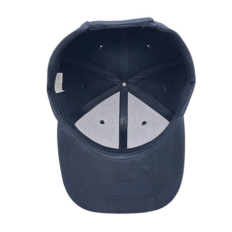 Solid color hardtop baseball cap acrylic hat hot selling versatile cap sun hat printing