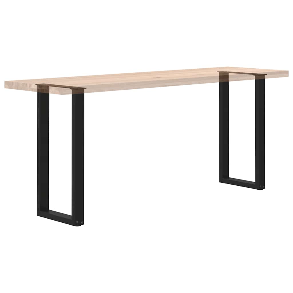 Coffee Table Legs, 2 Pcs., Black, 38X(72-73) Cm, Steel