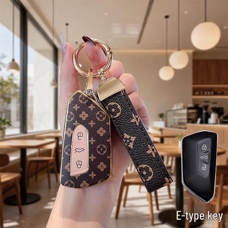 Volkswagen & Range Rover Schlüsseletui für Tiguan, Lavida, Magotan, Sagitar, T-Roc, Teramont, Tayron, Passat