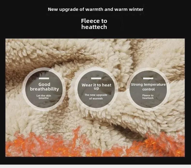 Men's Korean Style Lambskin Pants: Autumn/Winter Warm, Velvet-Lined, Thick, Straight-Cut, Casual, Trendy.