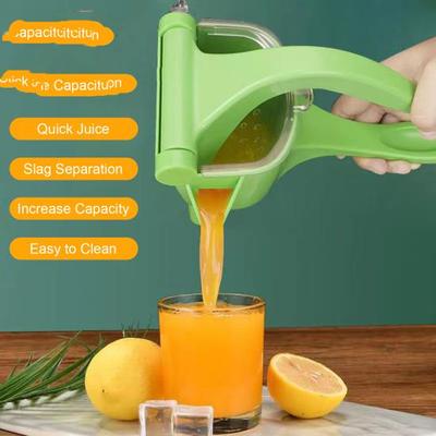 Manuelle Zitruspresse, Handpresse, tragbar, bequem, zum Herstellen von Saft, manuelle Entsafter, Heimversorgung