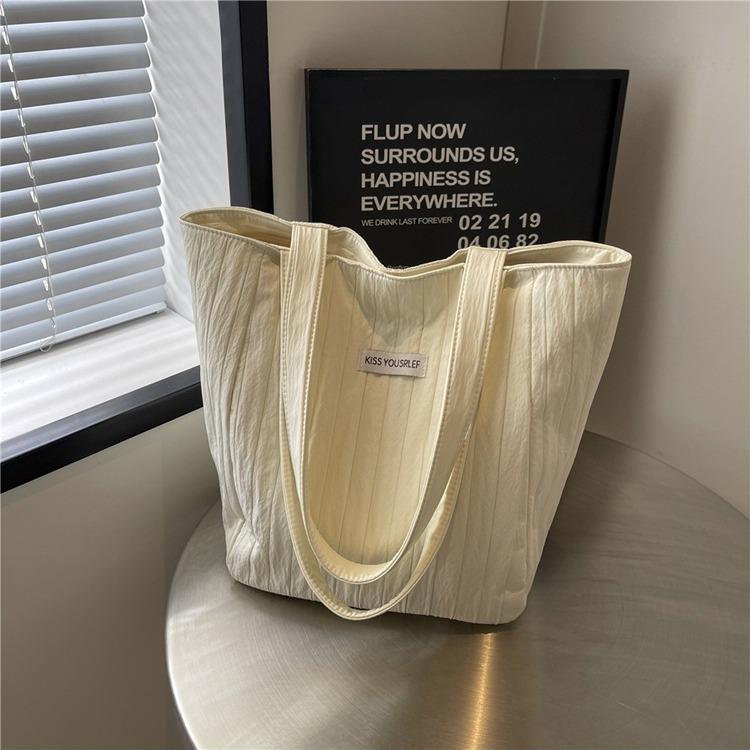 Korean Large-capacity Cloth Bag Bag Women's 2025 New Versatile Fashion Lightweight Shoulder Bag Casual Versatile Underarm Bag