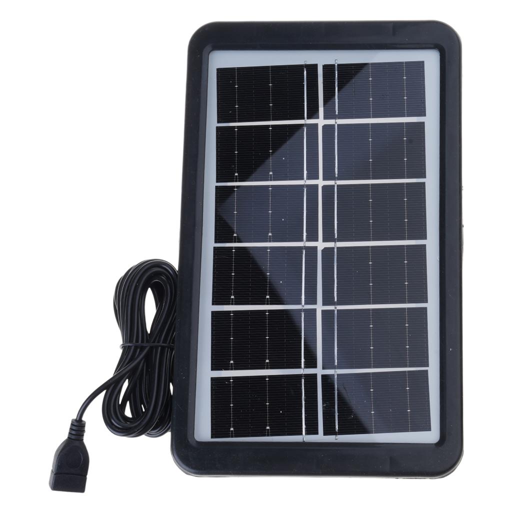 Compact 10W Solar Charger USB Interface Monocrystalline Silicon Versatile Solar Module Uprades for Hiking & Camping