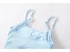 Spicy Girl Yoga Tank: Women's Fitness Sports Bra with Gathered Back - Versatile Camisole for Running, Yoga, and Outerwear.