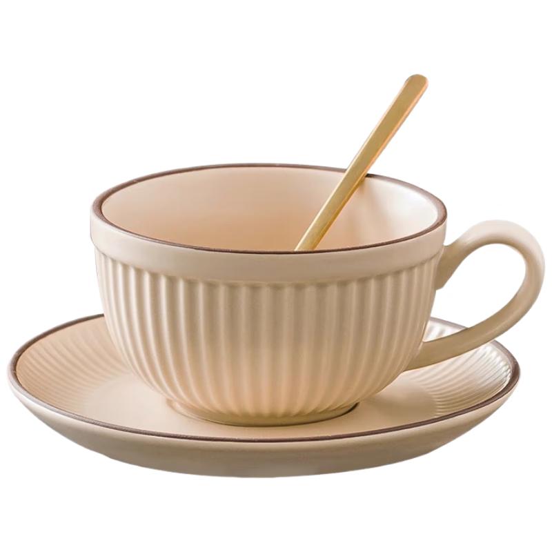 PINYU Elegant Ceramic Coffee Cup and Mug Gift Sets