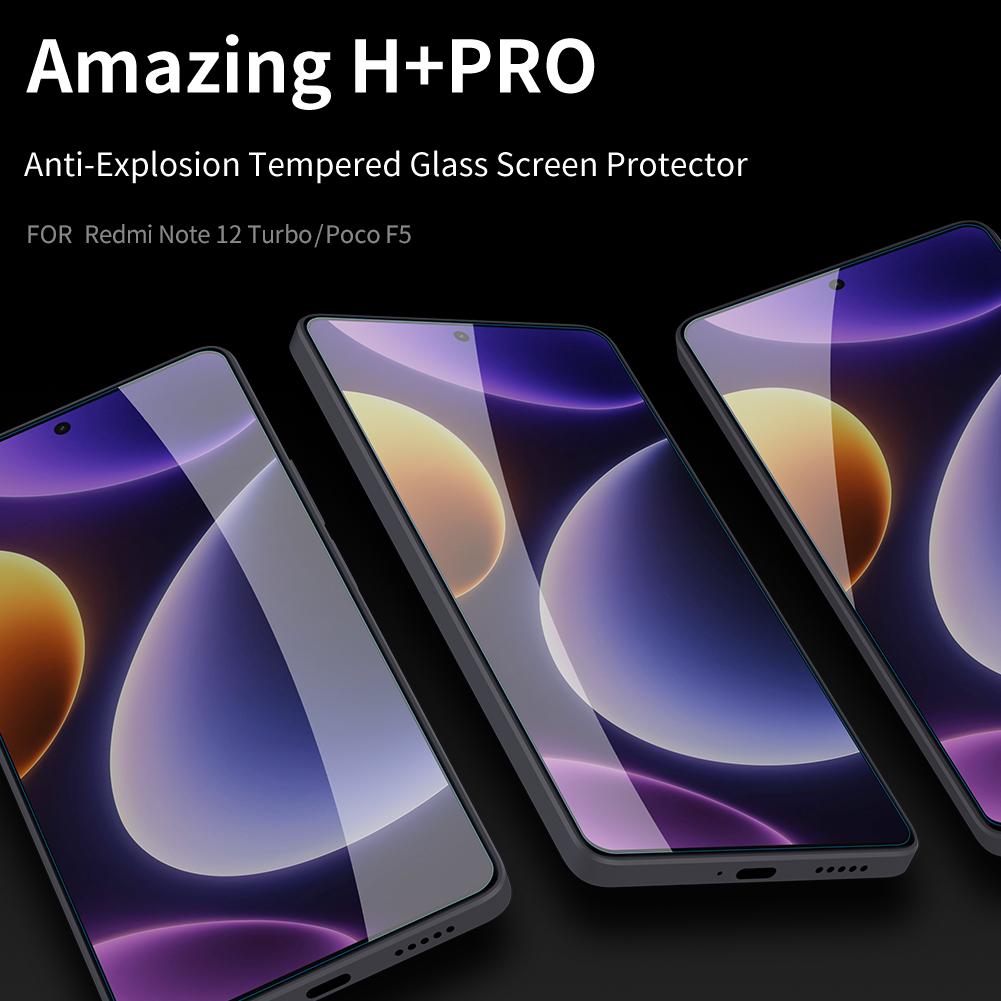 For POCO F5 Pro Glass Nillkin Amazing H+Pro 0.2MM Screen Protector Tempered Glass For POCO F5 Film