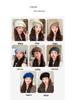 Women's Korean Style Woolen Beret: Versatile, Solid Color, Knitted, Warm, Windproof, with Metal Label for Autumn and Winter