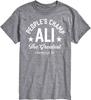 HYBRID APPAREL - Muhammad Ali - Boxlegende - Champion des Volkes - Herren Kurzarm Grafik-T-Shirt