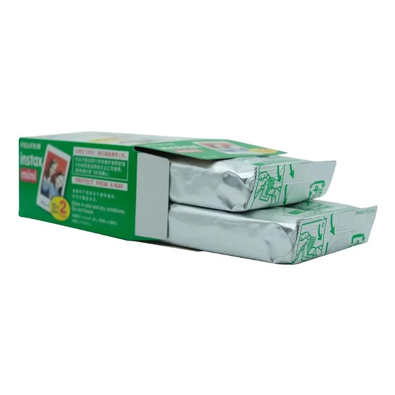10/20 Sheets Fujifilm Instax Mini White Edge Films Photo Paper Films For Fujifilm Instant Mini 11 9 8 25 50s Fuji Camera Paper
