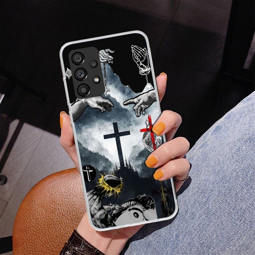 

Чехол для телефона «Сын Божий Иисус Крест Святой Свет» для Samsung Galaxy A52 A32 A22 A12 A51 A31 A50S A30S A20S A10S Note 20 Ultra 10 Plu Samsung Note 10 Plus