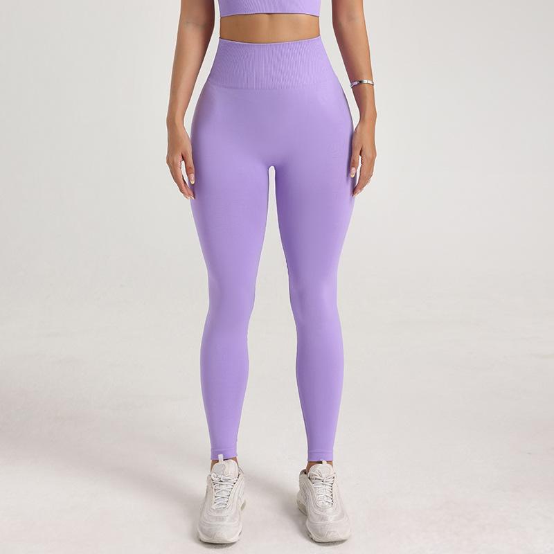 Sportovní kalhoty s vysokým pasem na zvednutí boků broskvové kalhoty Nude Fitness Yoga Kalhoty Úzké kalhoty Nine Minute