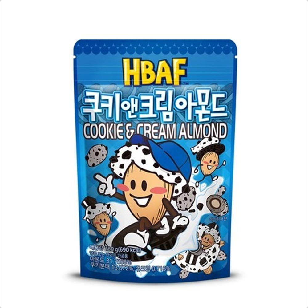 

HBAF Cookies & Cream Almond (Sweet & Crunchy White Chocolate) 120g x 1pack / 2pack / 5pack / 6pack 120g x 1pack