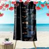 skz Print Beach Towel, Large Soft Quick Dry Towel for Beach Camping Swimming