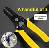 Professional Electrician Pliers, Multi-Function Wire Stripping and Crimping Tool for Electrical Wiring, Must-Have Electrician