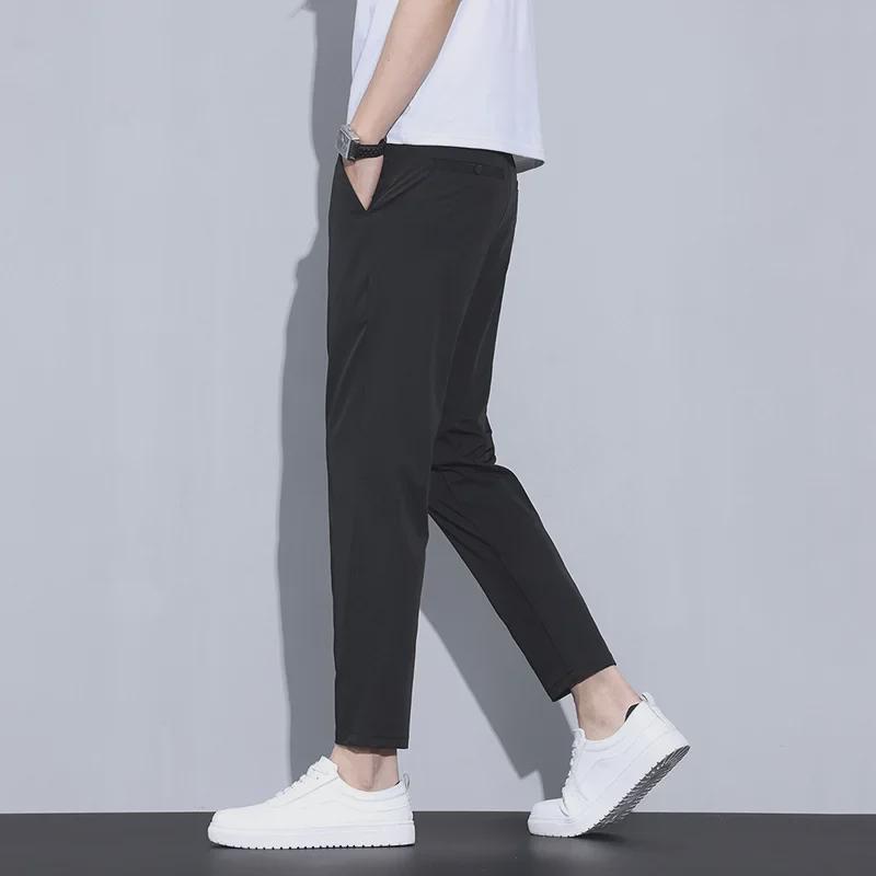 Men's Versatile Lightweight Summer Nine-Point Casual Pants
