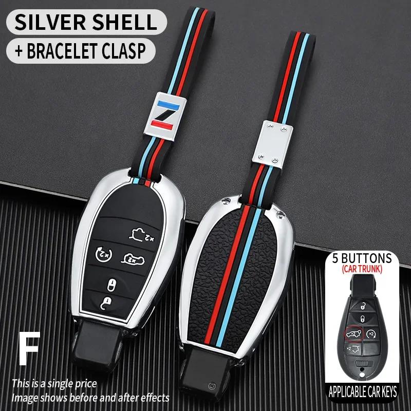 Car Key Cover Case And Shells Are Designed For Jeep Renegade Compass Grand Cherokee Chrysler 300C Wrangler  Dodge Accessories