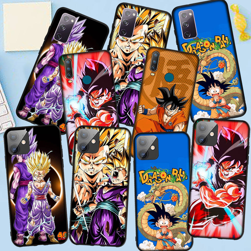 Phone Case for iPhone 17 15 16 Plus Redmi Note 14 12 11 13 Pro Max Huawei P30 P20 Lite Y9 OPPO A60 A40 A80 A38 A54 Anime Dragon Gohan Gokus Ball Cover