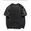 Pure Cotton Washed Old Heavy Short-sleeved T-shirt Half-sleeved Men and Women Summer Oversize American Retro Printing Tide Brand Summer
