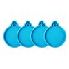 Resin Silicone Circle Keychain Molds Christmas Ornament Molds for Jewelry Making