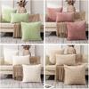 Snowflake Fleece Pillow Cover Custom Color Nordic Home Decor For Sofa Bedroom Office