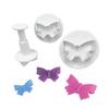Cutters Molds Cutter with Plunger Butterfly 3 Pcs