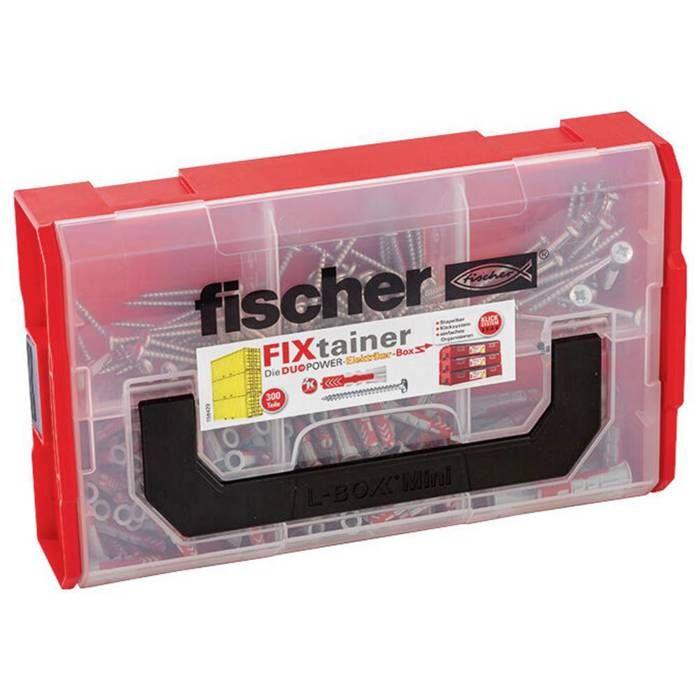 Assortiment de chevilles DUOPOWER avec vis Fischer DUOPOWER 535970 300 parties