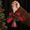 Christmas Bells Bowknot Red Fruit Pine Bough Pinecone Pendant Christmas Tree Jingle Bells Hanging Ornament New  Decor