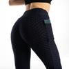 Women Fashionable Pocket Yoga Pants High Elastic Hip Lifting Slim And Sweat Pant