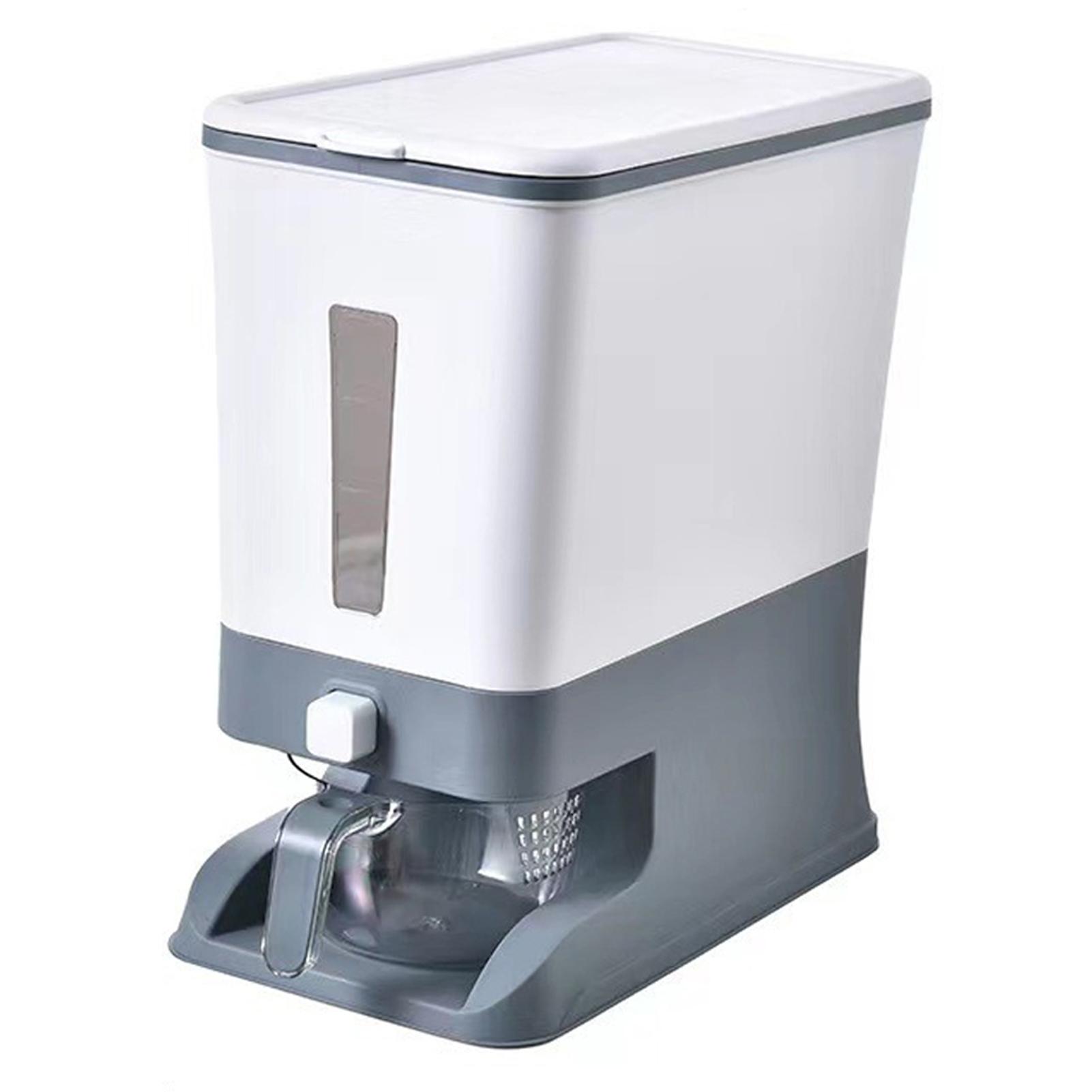 Moisture Proof Sealed Rice Dispenser For Long-Lasting Freshness Moisture Proof Sealing Fresh PP 8kg blue