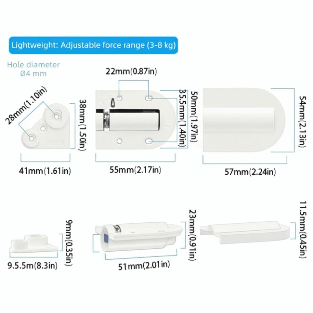 

Silent Damping Dressing Table Hinge High Performance Alloy Material Flip Down Hinge Clamshell Design Adjustable Cushioning