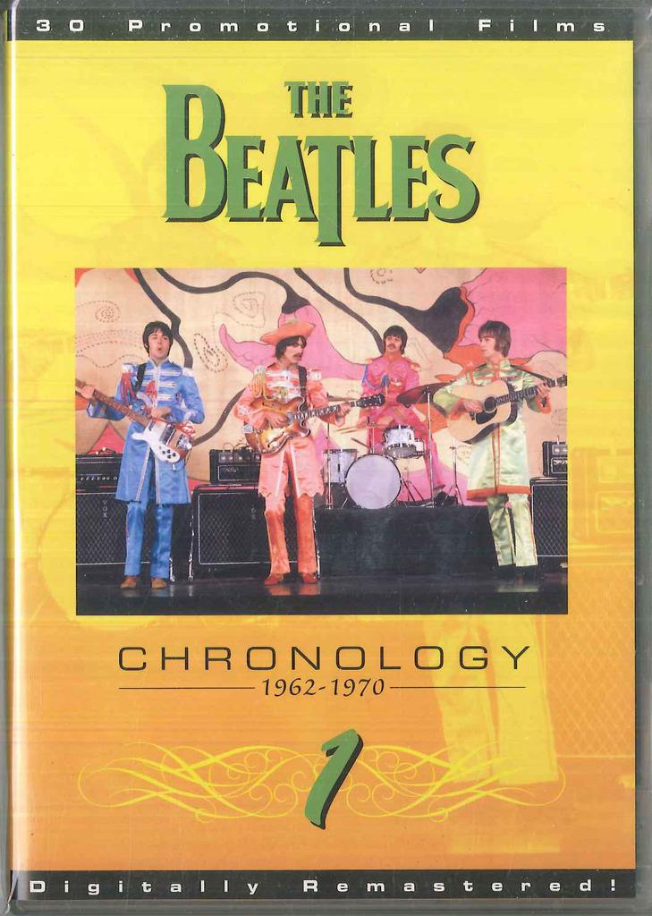 DVD BEATLES - Chronology 1 (1962-1970) PPDVD001 PICTURE PERFECT 2004 Non Japan Music Video Used