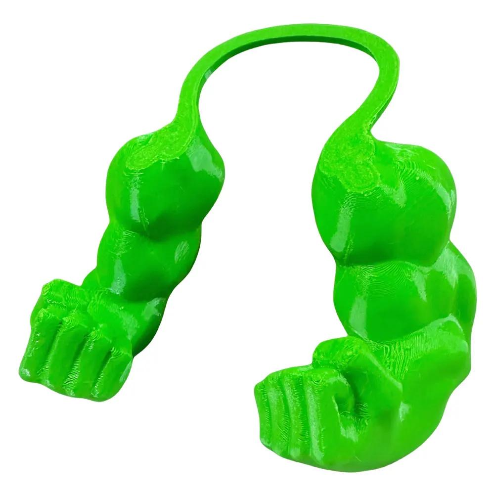 

Cat Muscle Arm 3D Printing Neck Arm with Muscle Pet Superhero Cosplay Costume Accessories for Halloween Party Cats Lovers Gifts зелений