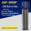 Three-in-One Submersible Fish Tank Pump with Built-in Filter & Aeration