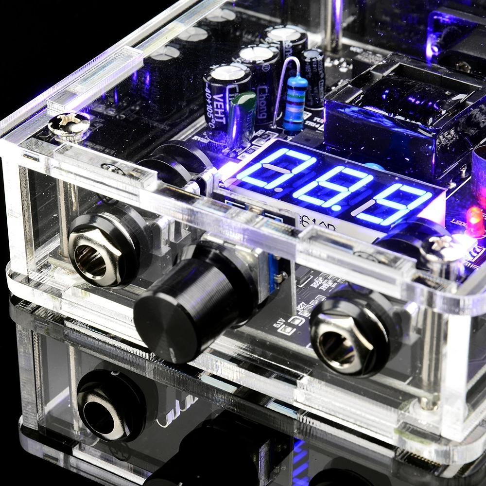 AURORA 3A LED Tattoo Power Supply with Colorful Change for Coil Rotary Tattoo Pen Machines