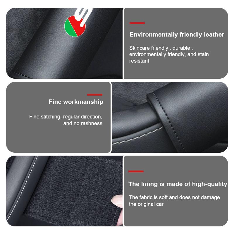Car Door Inner Handle Protective Cover Non-slip Anti-Wear Protection Case For Jaguar XF XJ XE XK S-Type F-Type X-Type F-Pace SS21