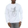 Harry Potter Mens Dragon Line Art Sweatshirt
