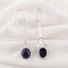 Sodalite Gemstone Earrings, 925 Solid Sterling Silver Jewelry, Handmade Beautiful Earrings For Wedding Gift