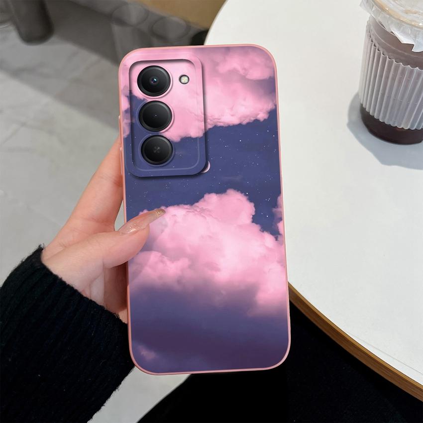 Premium Protective Case For Redmi 15 10 11 15C 12C 10C Note 14 Pro Plus 14S Beautiful Brown Leaf Patterns Liquid Silicone Phone Cover For Redmi Casing