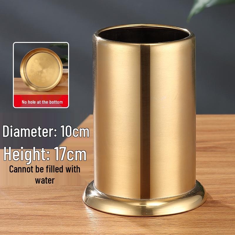 Stainless Steel and Bamboo Skewer & Chopstick Holder