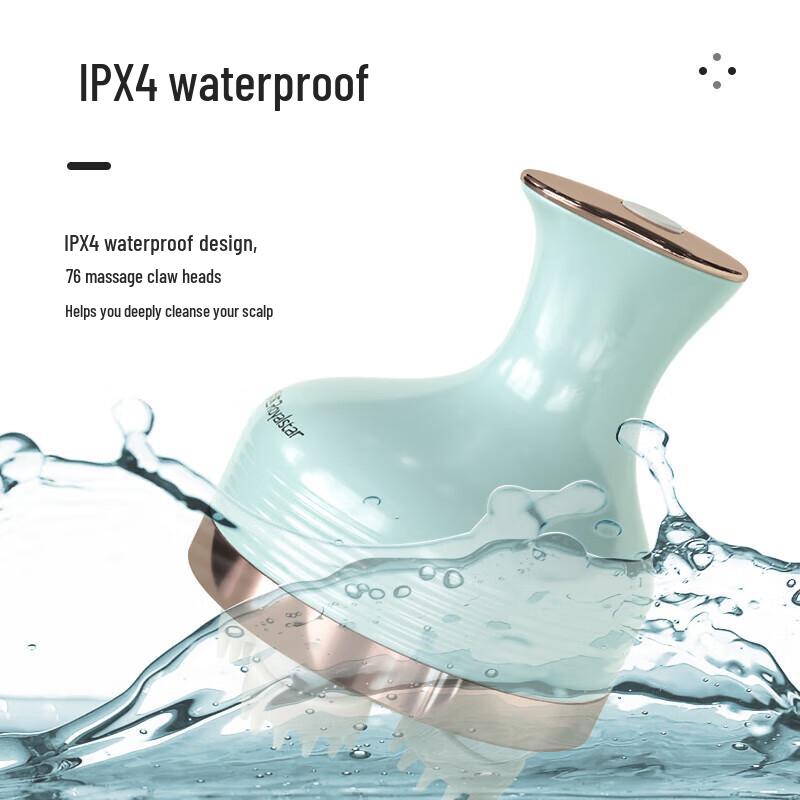 Royalstar Wireless Silicone Head Massager CN Plug (adapter Included)