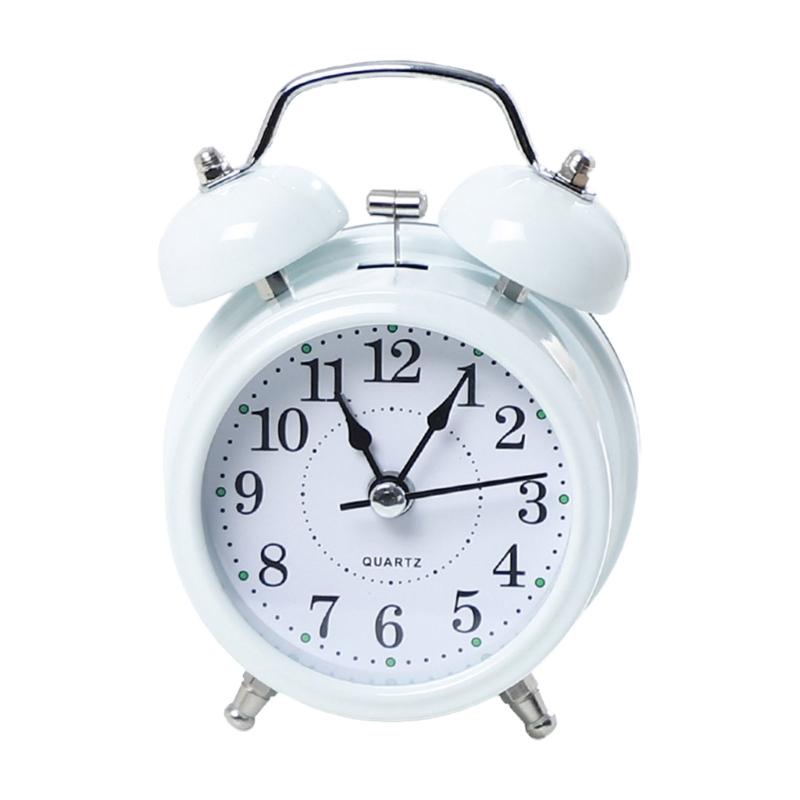 Retro Loud Alarm Clock Double Bell Loudly Snooze for Time Clocks for Home Students Kids Room Decoration