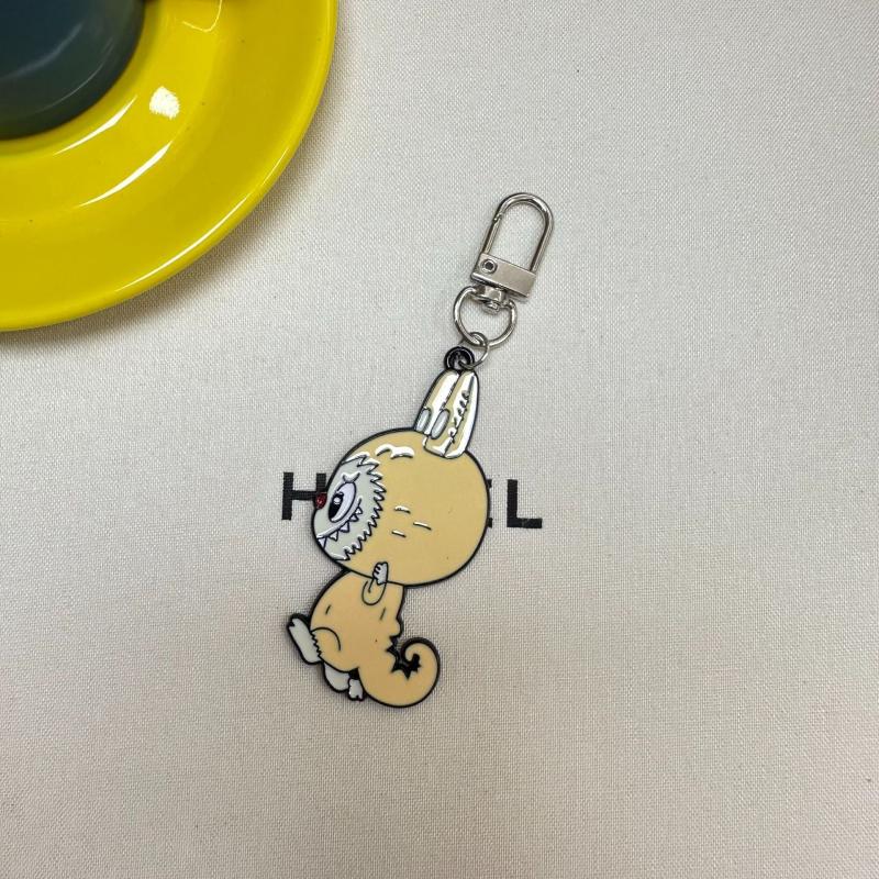 Cartoon Creative Alloy Keychain Schoolbag Pendant Car Keyring Jewellery Gift