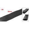 SOURCING MAP Tube Thermortractable Gaine 1m Longueur 50mm Diamtre 82mm Largeur Plat Noir