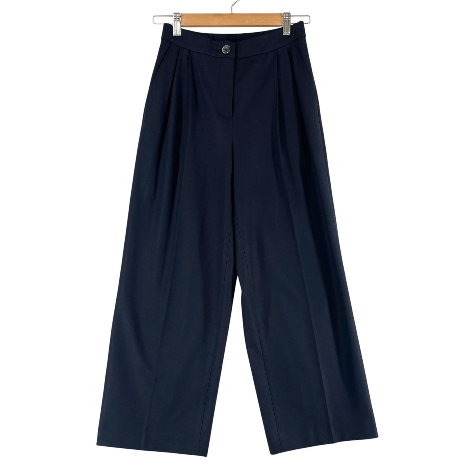 CORDIER Plain Pants Navy Women 38 Front tack used