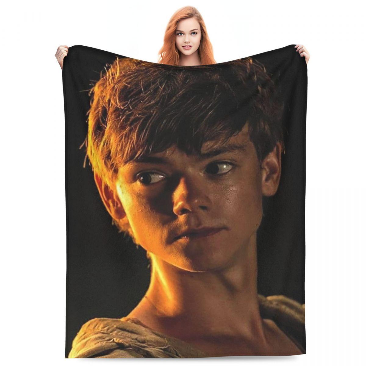 Exquisite Fashion Items Unisex The Maze Runner Newt Blankets Fleece Sofa Throw Blanket Multi-Function Throw Blankets For Bedroom Outdoor Throws Bedspread Quilt