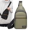 New Large Capacity Men's Chest Bag Oxford Cloth Practical Simple Messenger Bag Trend Leisure Commuting Joker Shoulder Bag.
