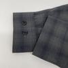 Theory 25Stainless Steel 02-5108001 Gray Wool Irving Check Shirt tops M Grey Black CheckUsed