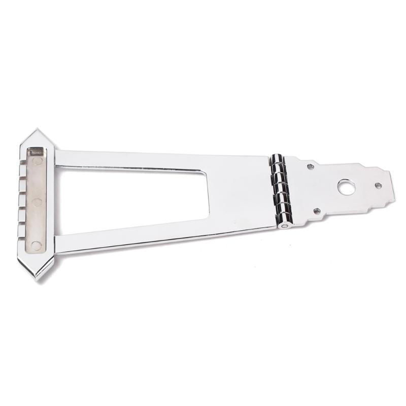 Metal Archtop Guitar Bass Tailpiece Bridge Replacement 6 String Guitar Trapeze Tailpiece Bridge for Jazzes Guitar Bass